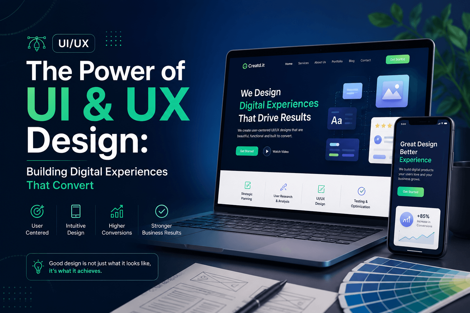 The Power of UI & UX Design: Building Digital Experiences That Convert 